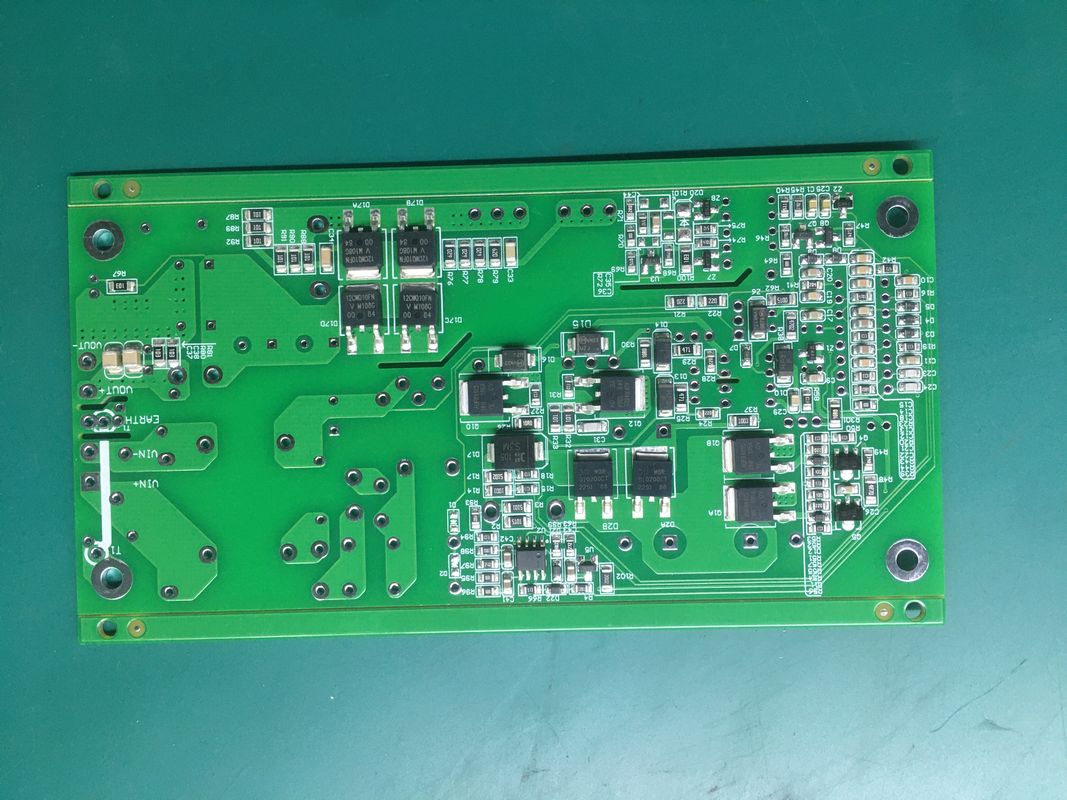 Lắp ráp PCB gắn bề mặt RF4 lụa đen cho sản xuất bảng mạch SMT