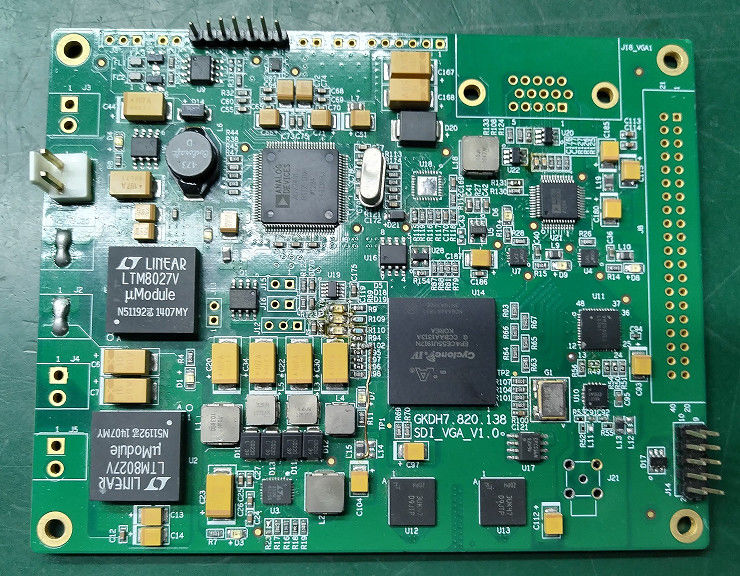 Gold Detector Turnkey PCB Assembly với Ball Grid Assembly lên đến 1200 * 400mm kích thước