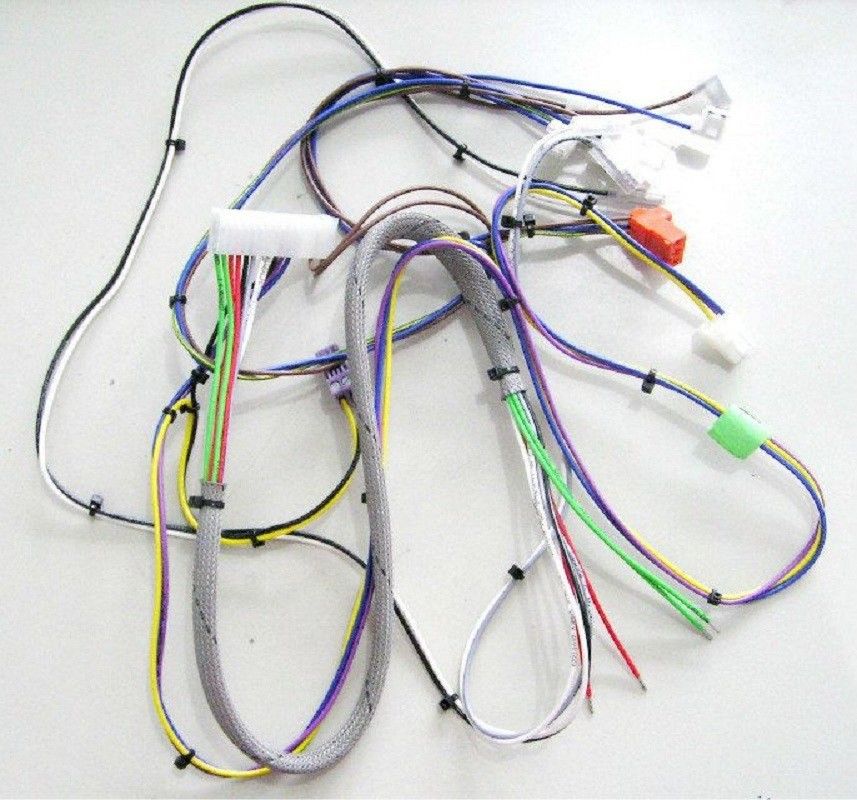Cáp dây dây thừng kết hợp với Molex kết nối PVC áo khoác tùy chỉnh màu sắc