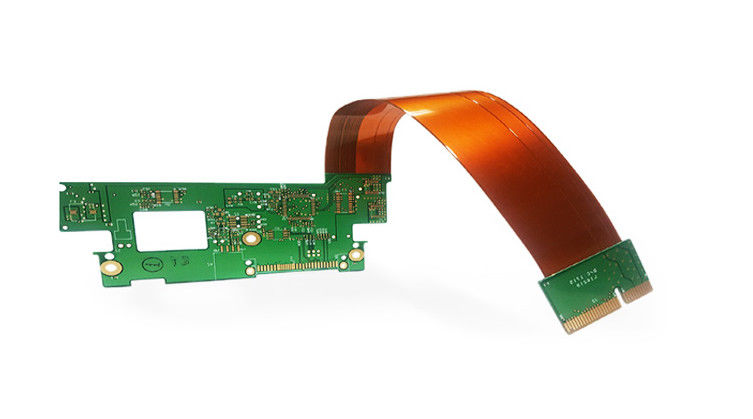 Phân tích PCB khối lượng thấp Chuyển nhanh PCB chế tạo Rápid Rigid Flex Turnkey FR-4 4-Layer