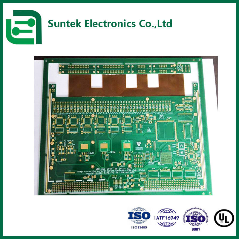 Lớp tối đa 38L 1,6mm Độ dày 1OZ đồng Bảng PCB tùy chỉnh với lớp 8L và vật liệu cơ sở Getek