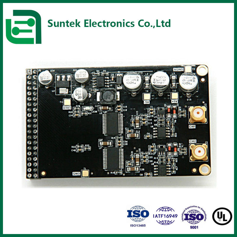 Bộ PCB chất lượng cao màu đen FR4 HDI với kiểm soát trở và SMT cho xe năng lượng mới