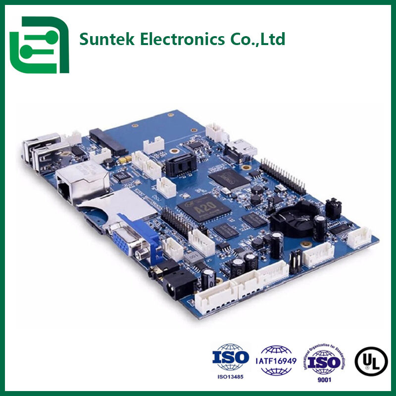 Multilayer Metal Core SMT PCB Manufacturing UL ROHS ISO9001 Chứng nhận 4 Lớp FR4 Board cho Tự động hóa Công nghiệp