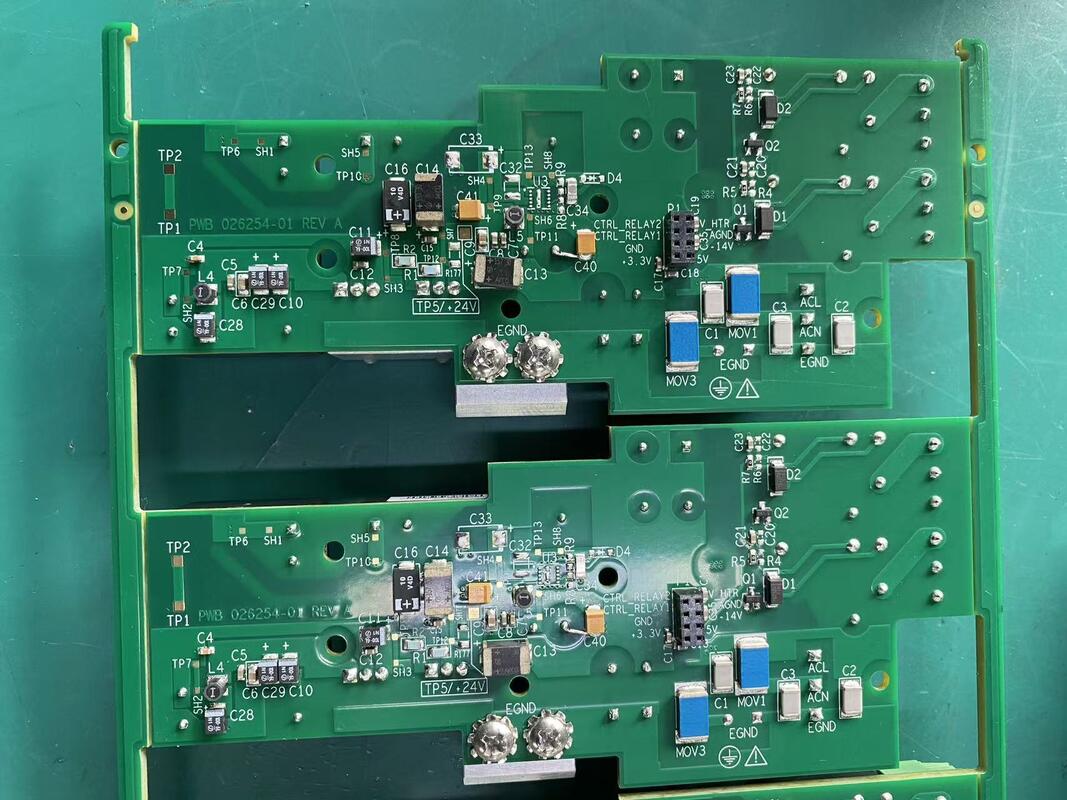 Dịch vụ sản xuất bảng mạch in EMS PCBA với mặt nạ hàn màu xanh, kích thước bảng tối đa 400mm x 1200mm