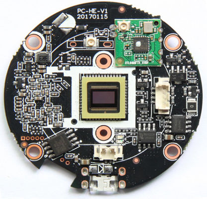 Lắp ráp PCB Assy Đen FR4 HDI Lắp ráp PCB Kiểm soát Trở kháng SMT 0201