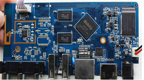 Lắp ráp PCB vàng nhúng hoàn chỉnh, chìa khóa trao tay với RoHS màu xanh dương