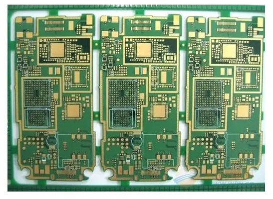Lắp ráp PCB mạ vàng nhúng cho vật liệu xây dựng RCC đạt kích thước lỗ nhỏ nhất 0.2mm 8mil