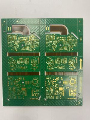 Bo mạch PCB Rigid-Flex với lớp hoàn thiện bề mặt mạ cứng và quy trình vàng nhúng