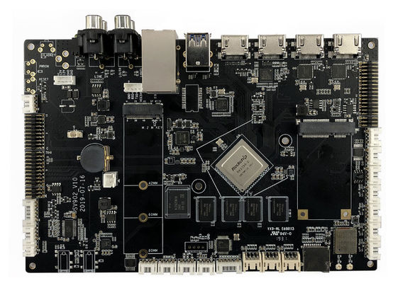 Đen nhanh vòng xoay kết hợp bảng mạch in nguyên mẫu 8-mảng IPC lớp 2