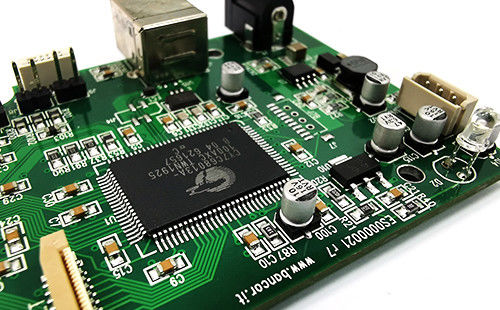 Một cửa hàng dịch vụ PCB kết hợp hợp đồng nhà sản xuất Green Silk với ENIG 2U