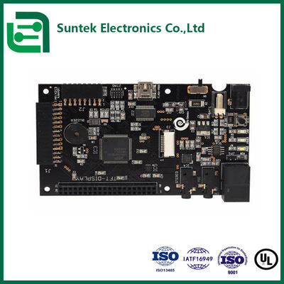 Bộ PCB chất lượng cao màu đen FR4 HDI với kiểm soát trở và SMT cho xe năng lượng mới