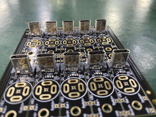 1.6mm Thickness Power Security PCB Assembly with Green Solder Mask